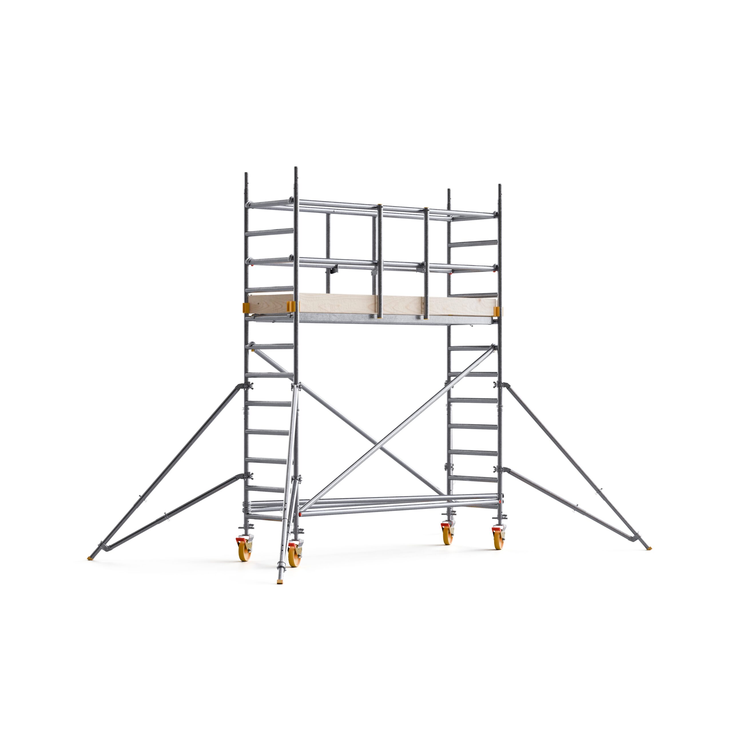 1) Rolsteiger Custers CR Mobile Guard 0.70 x 2.50 x 4.2m werkhoogte