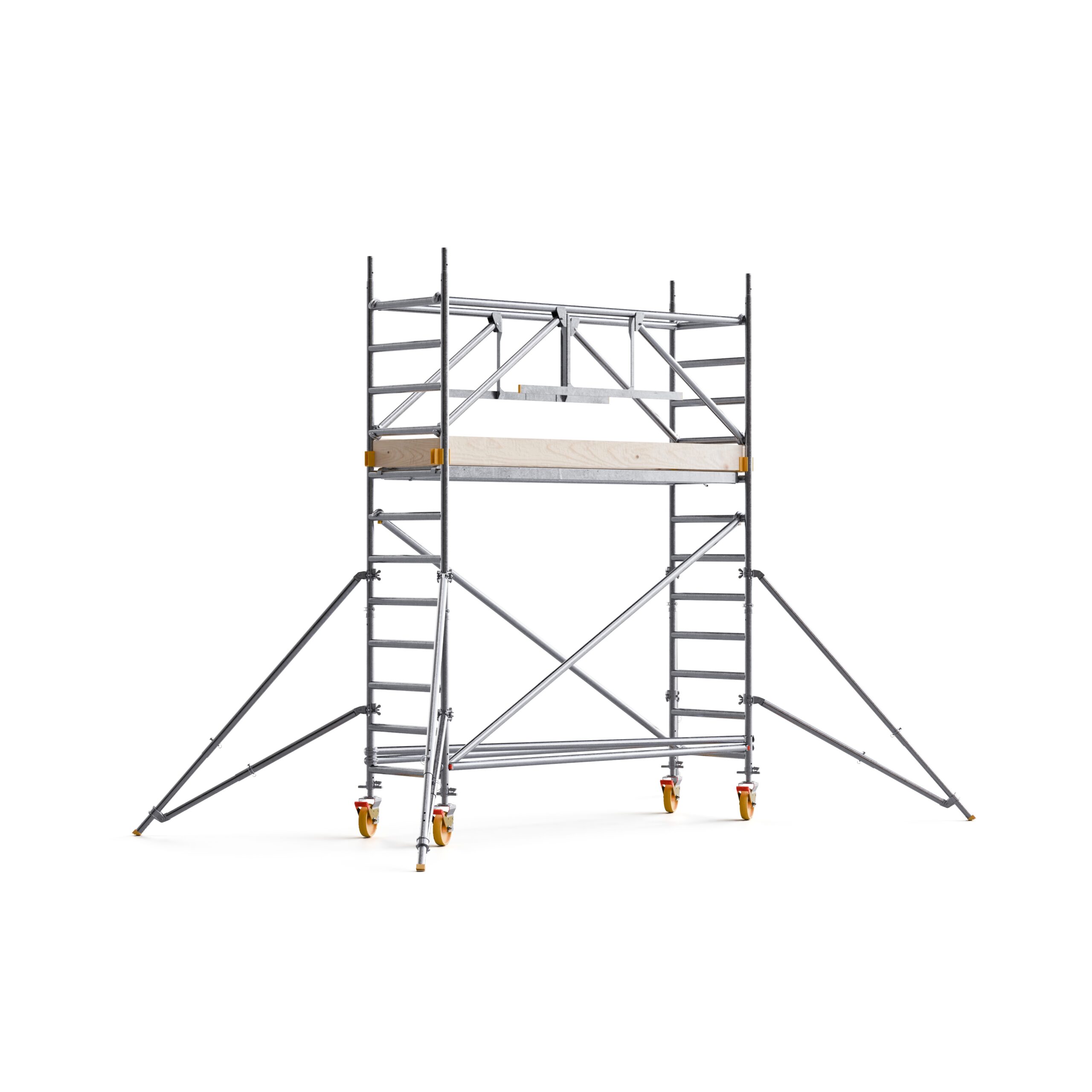 1) Rolsteiger Custers CR Safe Guard 0.70 x 2.50 x 4.2m werkhoogte