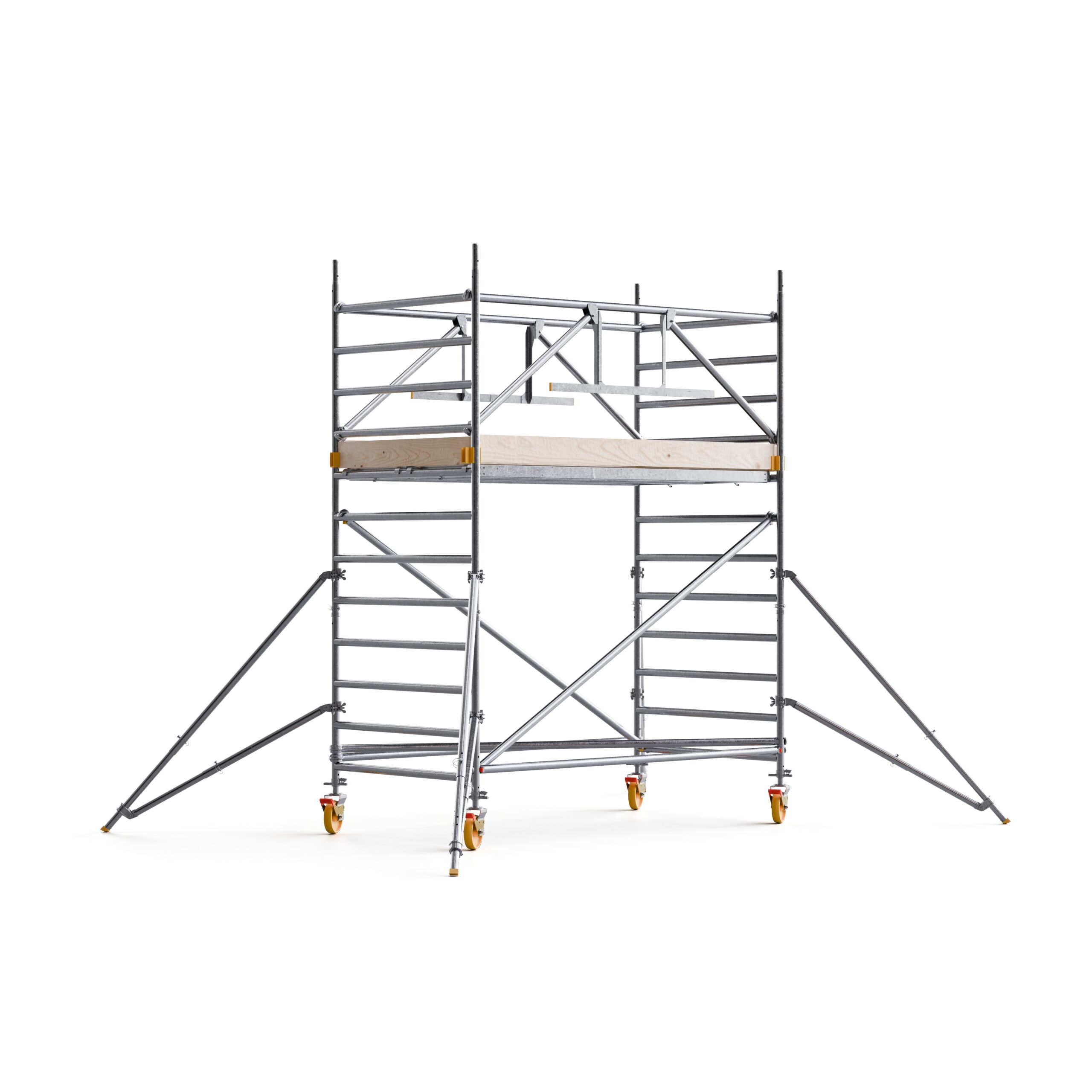 1) Rolsteiger Custers CR Safe Guard 1.30 x 2.50 x 4.2m werkhoogte
