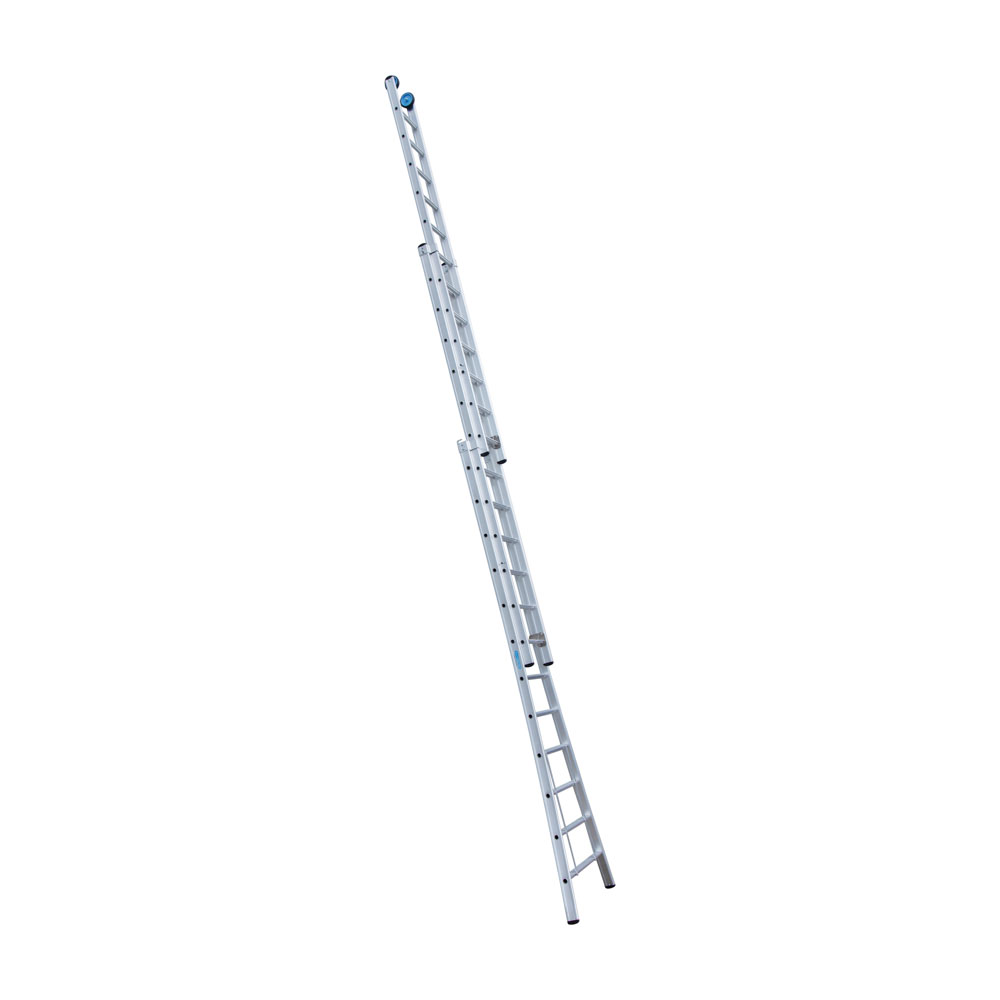 3) Driedelige Reformladder 3x12 + gevelrollen Eurostairs - Afbeelding 5