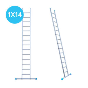 5) Rechte Enkele Ladder 1x14 Eurostairs
