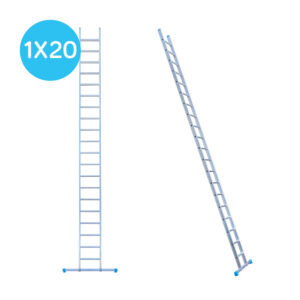 8) Rechte Enkele Ladder 1x20 Eurostairs