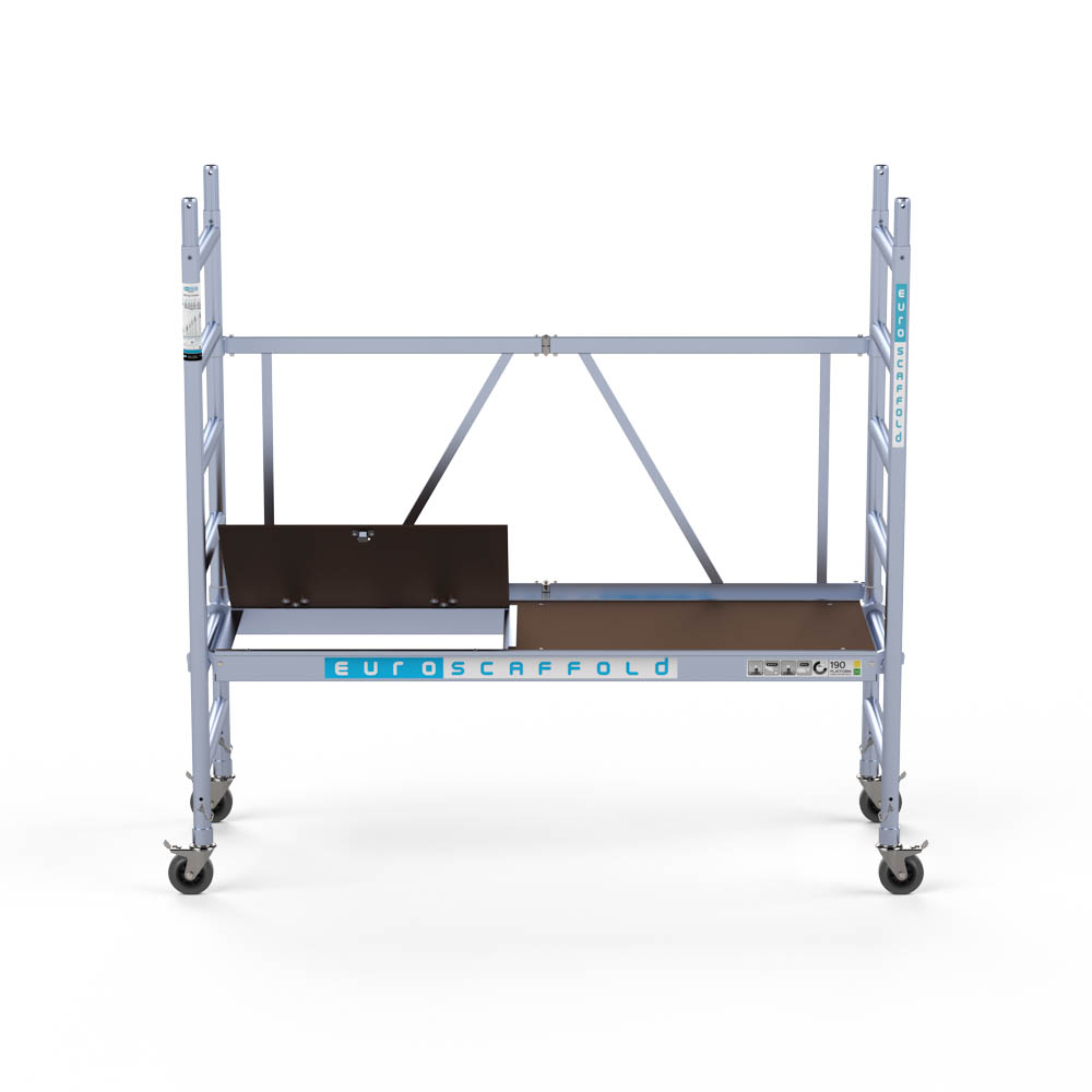 2) Euroscaffold Kamersteiger met luik - werkhoogte 3 mtr - Afbeelding 4