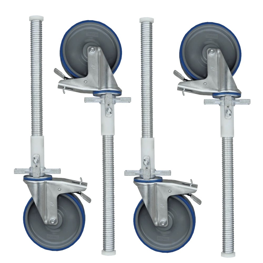 3) Rolsteiger Euroscaffold Basic 0.90 x 3.05 x 6.2m werkhoogte tegen de gevel - Afbeelding 12