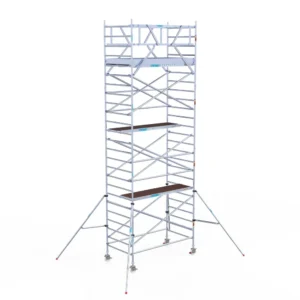 Rolsteiger Euroscaffold vrijstaand 1.35 x 2.50 x 8.2m werkhoogte CARBON uit de FOLDER