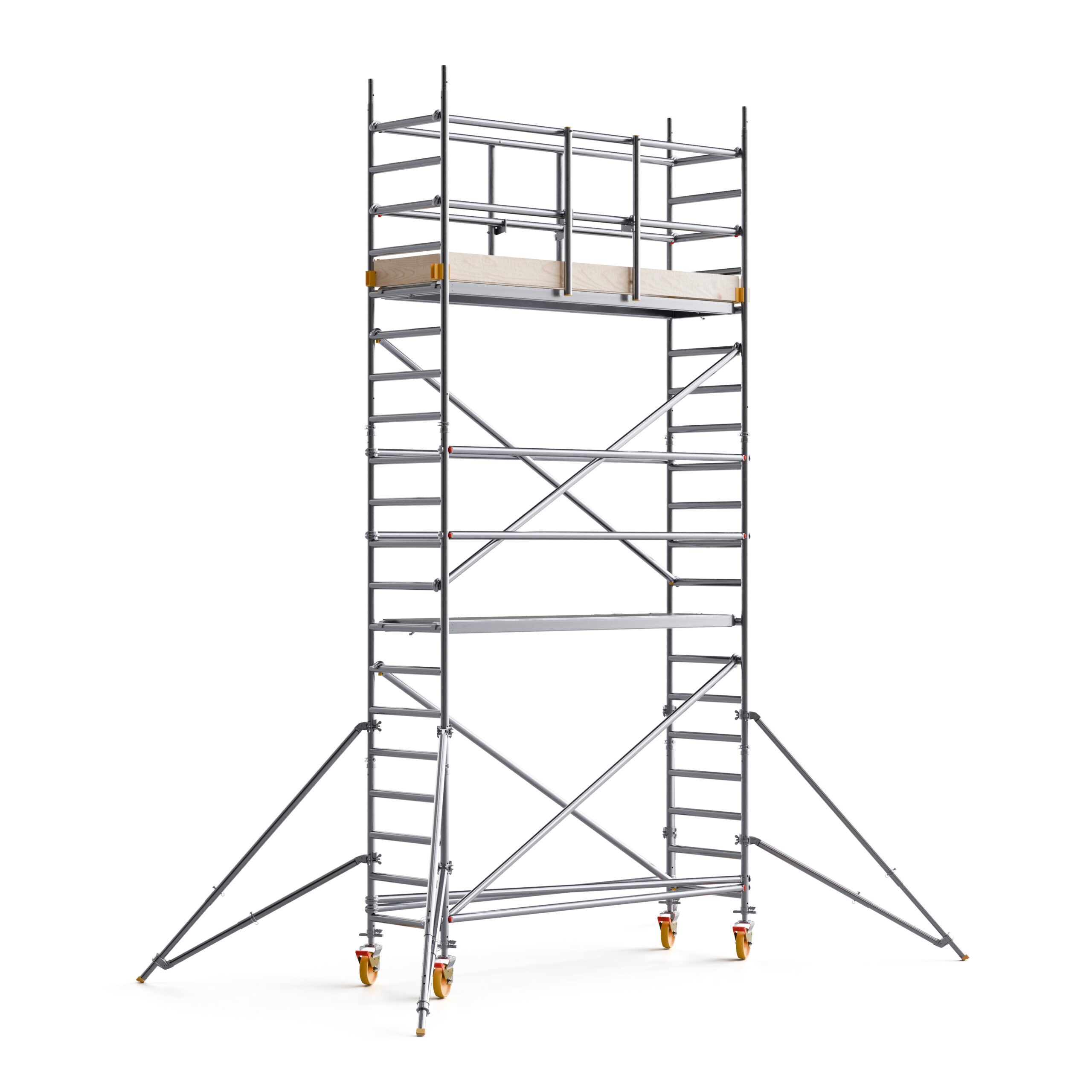2) Rolsteiger Custers CR Mobile Guard 0.70 x 2.50 x 6.2m werkhoogte