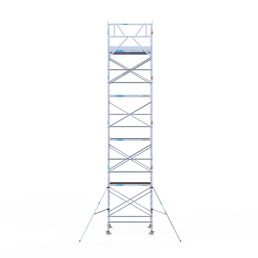7) Rolsteiger Euroscaffold 1.35 x 1.90 x 10.2m werkhoogte tegen de gevel - Afbeelding 2