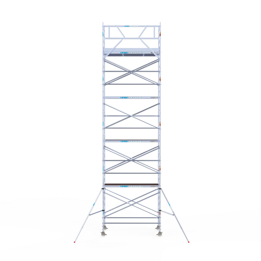 7) Rolsteiger Euroscaffold 1.35 x 2.50 x 10.2m werkhoogte tegen de gevel - Afbeelding 2