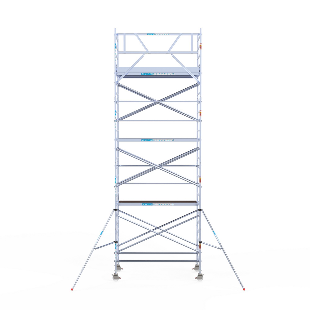 5) Rolsteiger Euroscaffold 1.35 x 2.50 x 8.2m werkhoogte tegen de gevel - Afbeelding 2