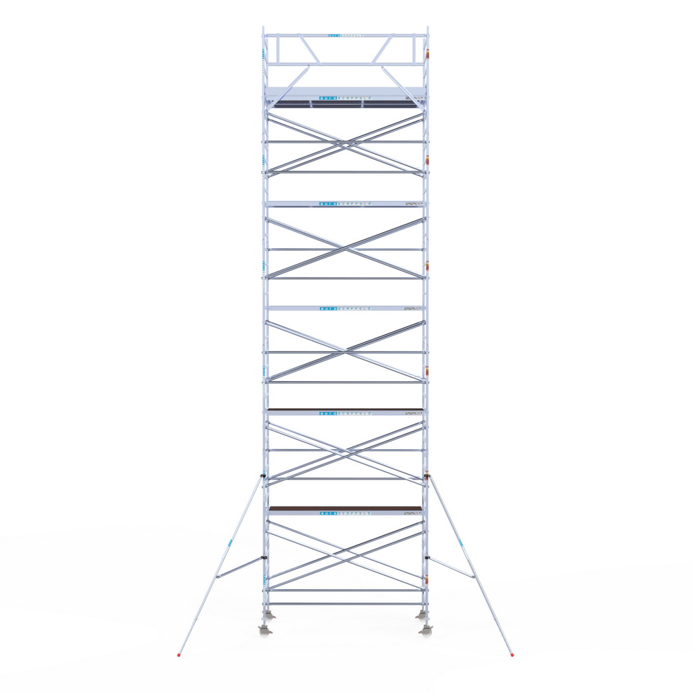 9.0) Rolsteiger Euroscaffold 1.35 x 3.05 x 12.2m werkhoogte tegen de gevel - Afbeelding 2