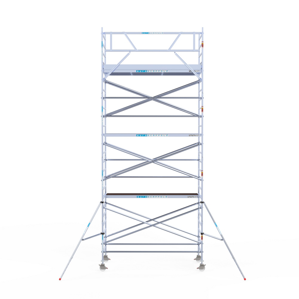 5) Rolsteiger Euroscaffold 1.35 x 3.05 x 8.2m werkhoogte tegen de gevel - Afbeelding 2