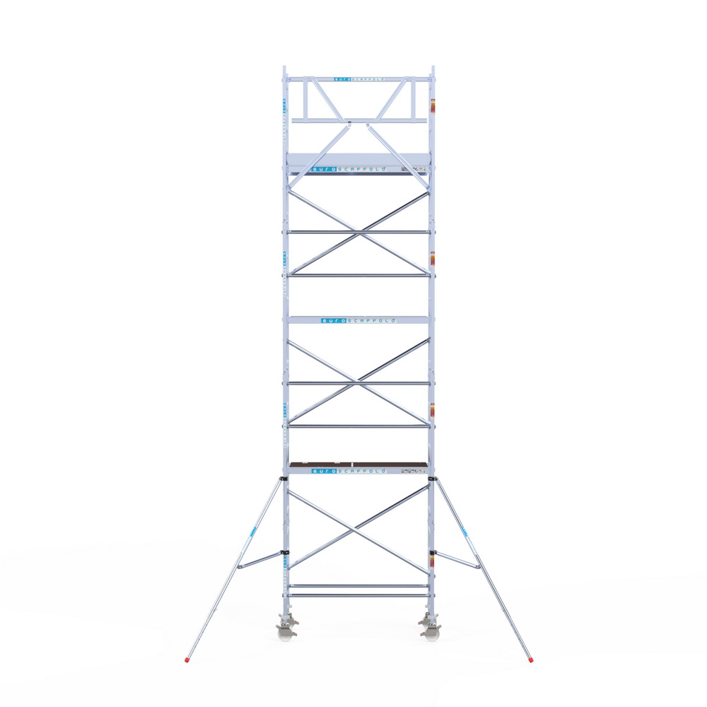 5) Rolsteiger Euroscaffold 0.75 x 1.90 x 8.2m werkhoogte tegen de gevel - Afbeelding 2