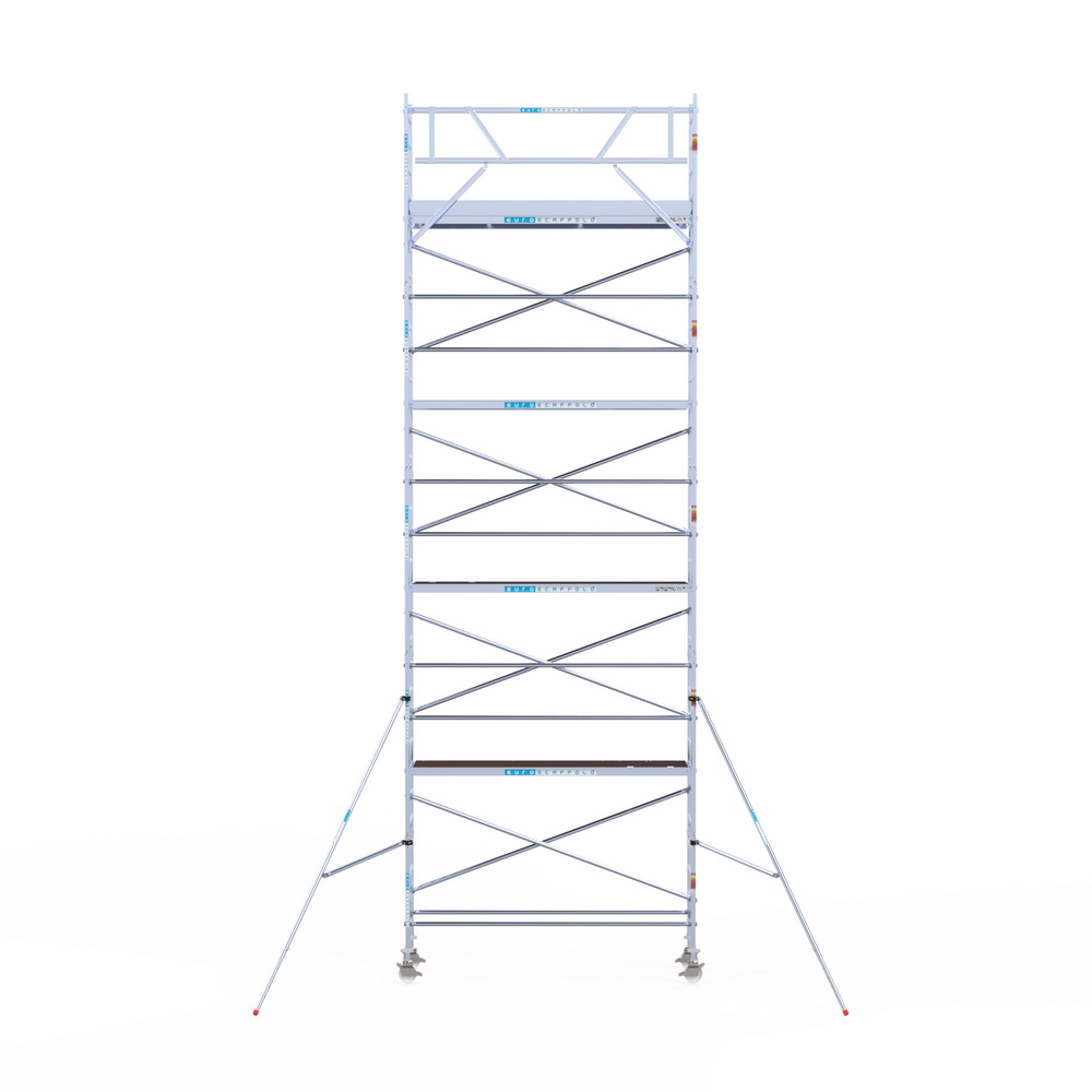 7) Rolsteiger Euroscaffold 0.75 x 3.05 x 10.2m werkhoogte tegen de gevel - Afbeelding 8