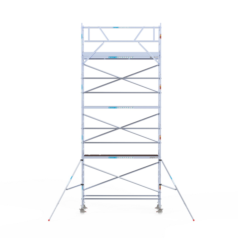 5) Rolsteiger Euroscaffold 0.75 x 3.05 x 8.2m werkhoogte tegen de gevel - Afbeelding 2