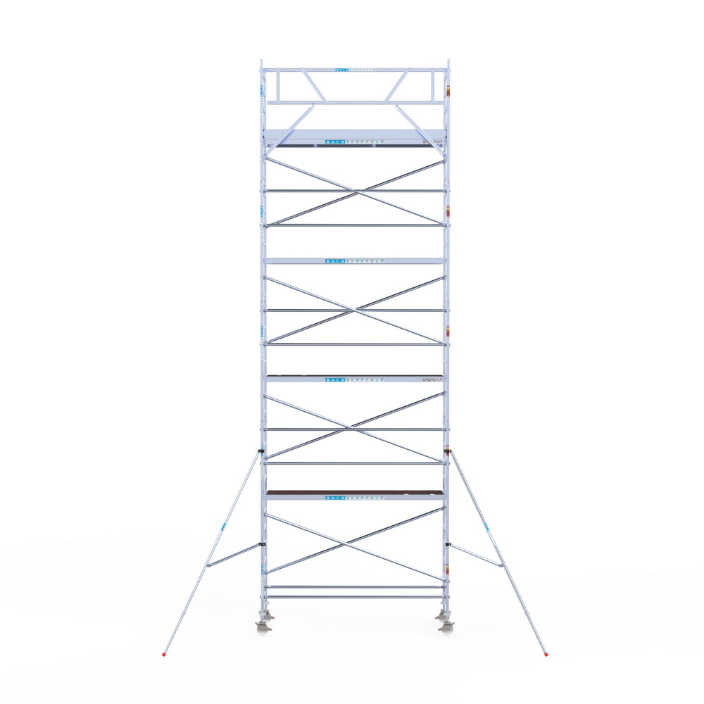 7) Rolsteiger Euroscaffold 0.90 x 3.05 x 10.2m werkhoogte tegen de gevel - Afbeelding 2