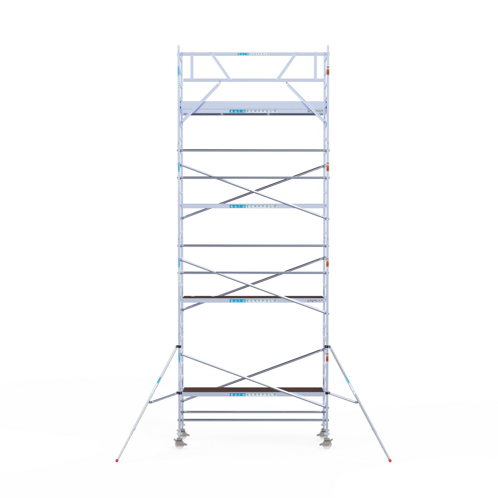 6) Rolsteiger Euroscaffold 0.90 x 3.05 x 9.2m werkhoogte tegen de gevel - Afbeelding 5